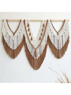 large macrame wall hanging - Boho Tapestry Macrame Wall Decor Art- Chic Bohemian